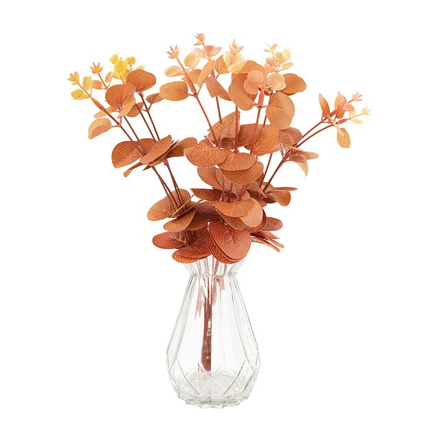 Цветочная композиция "Эвкалипт", Д95 Ш95 В330, прозрачный фото 1