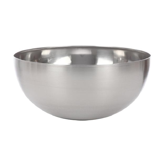 Миска  5,0 л. d=28 см. h=13 см. полусферич. нерж. /1/100/ фото 1