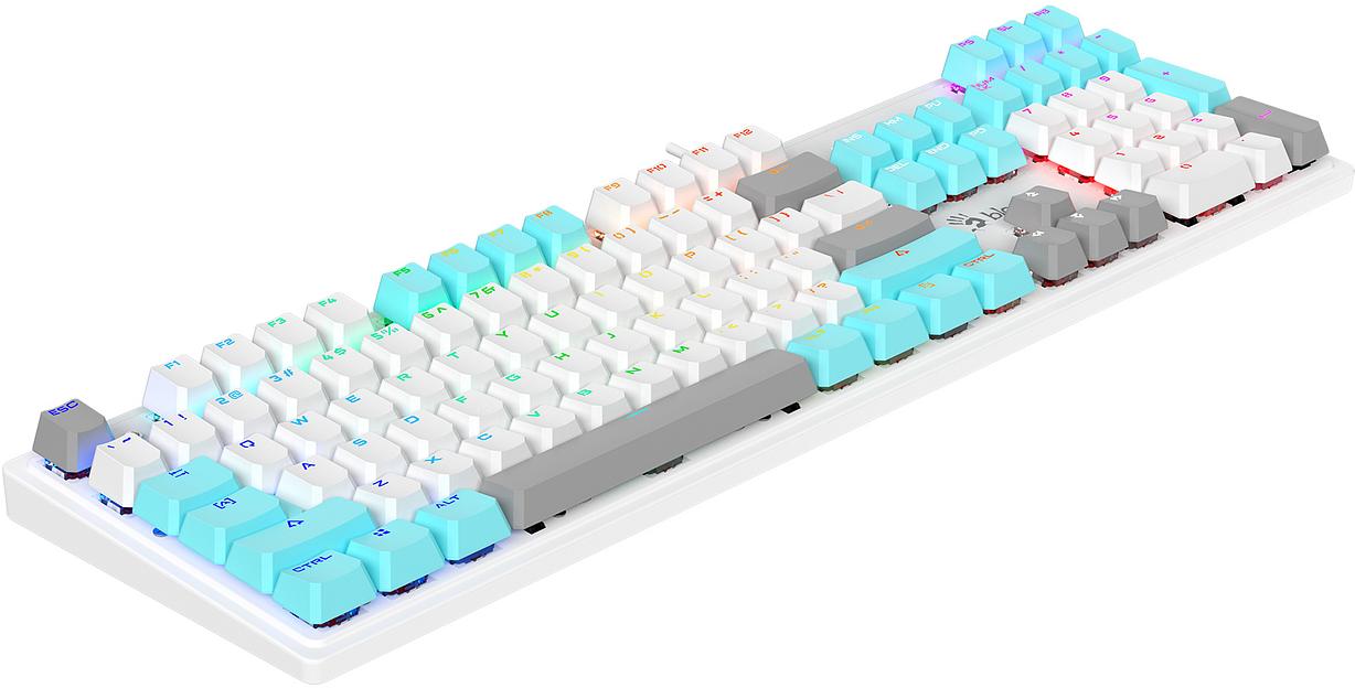 Клавиатура A4Tech Bloody S510N механическая белый USB for gamer LED фото 4