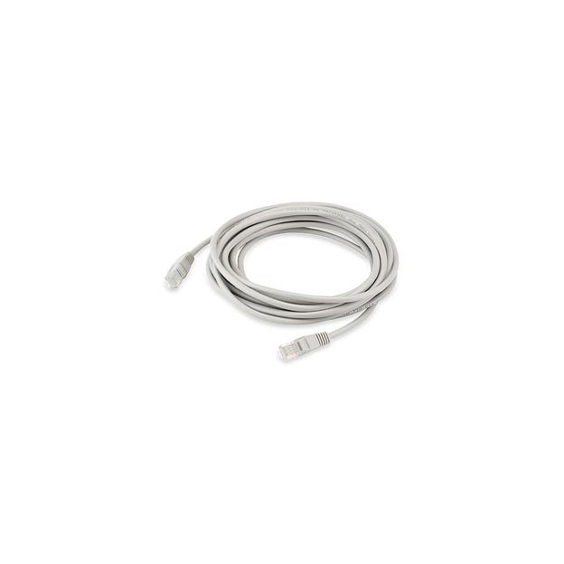 Патч-корд Buro UTP-5E-5M-G литой (molded), UTP, кат.5E, 5м, 4 пары, 26AWG, алюминий омедненный, многожильный, серый фото 1