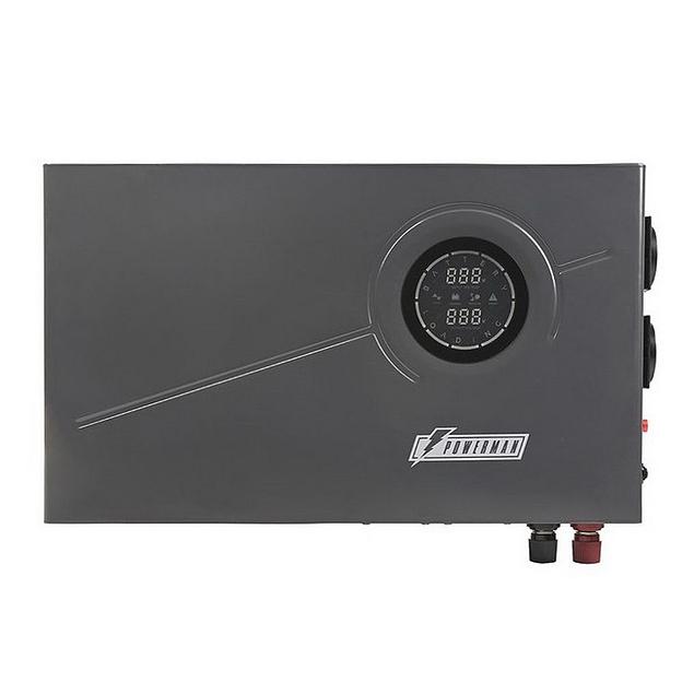 ИБП POWERMAN Smart 800 INV Graphite Мощность 800 ВА / 480 Вт, розетки Shuko - 2 шт. Стабилизирует напряжение питания обо фото 2