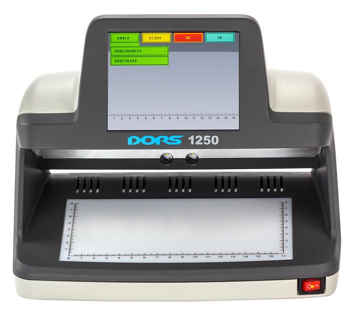 Детектор банкнот Dors 1250 Standart FRZ-044870 просмотровый мультивалюта фото 1