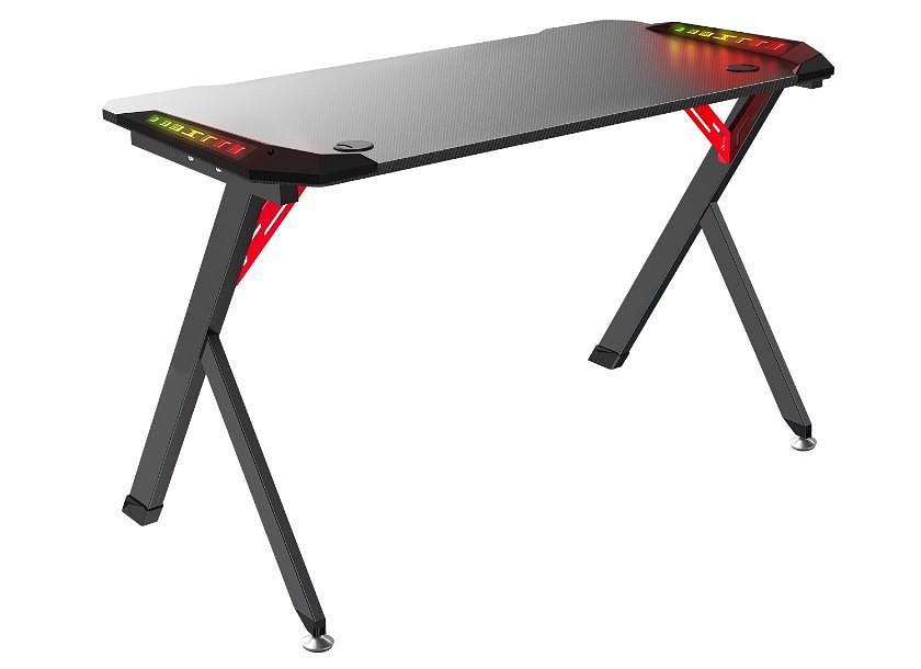 Стол GAMING SPIRIT RGB BLACK 64389 DEFENDER фото 2