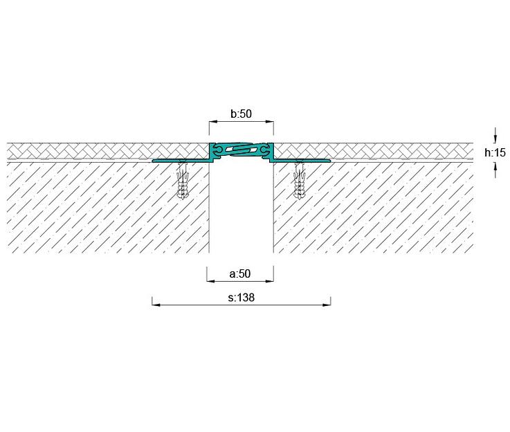 Профиль для деформационных швов Arfen «AR 820-050» ОПТ фото 2