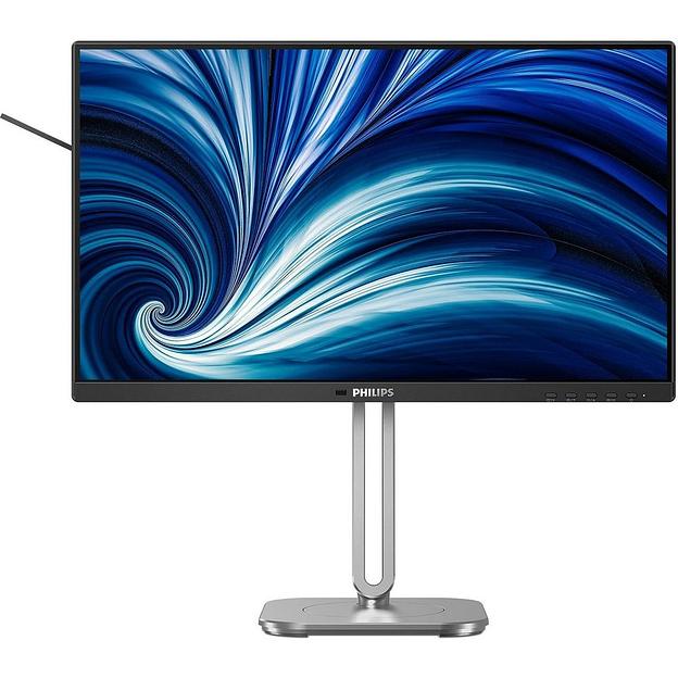 МОНИТОР 23.8" PHILIPS 24B2N4200/00 Black с поворотом экрана (IPS, 1920x1080, 120Hz, 4 ms, 178°/178°, 300 cd/m, 1500:1) фото 1