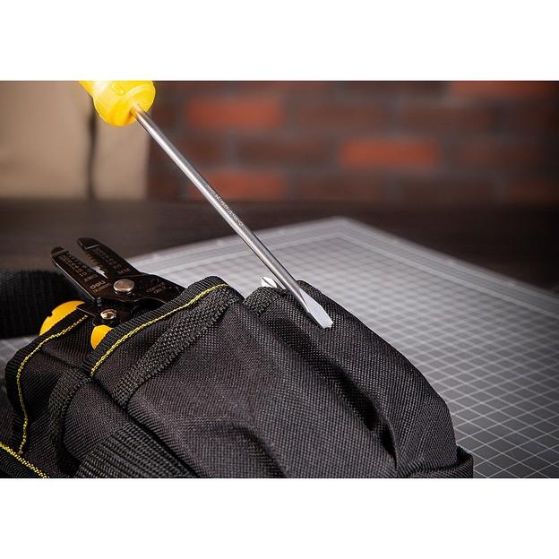 Ящики, сумки для инструментов Deli Поясная сумка монтажника Deli DL430003 260 x 150 мм, 6 карманов, ткань Оксфорд 600D фото 3