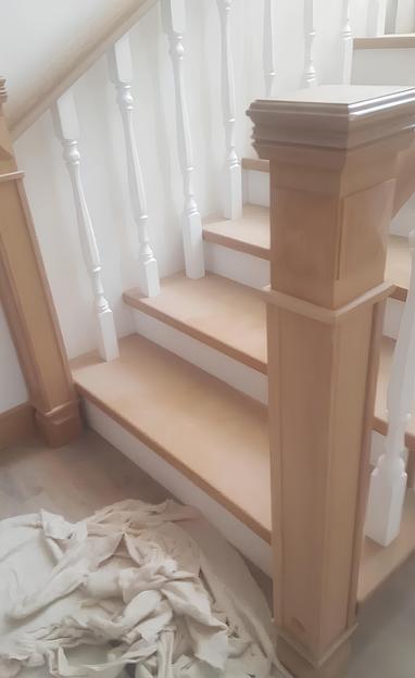 Услуга по изготовлению деревянных лестниц (сосна) фото 1