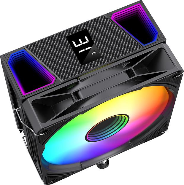 Устройство охлаждения(кулер) Bloody BD-AC220-ARGB1 ARGB Soc-AM5/AM4/1151/1200/2066/1700 черный 4-pin 14-26dB Al+Cu LCD 220W 596gr Ret (BD-AC220-ARGB1-BK) фото 3