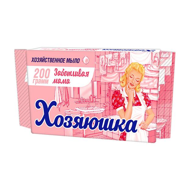 Гомельский жировой комбинат мыло хоз хозяюшка заботливая мама для стирки детского белья, 65% 200 г фото 1