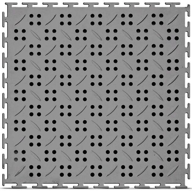 Canal – дренажное прочное покрытие, Цвет Сумеречный RAL 7037, Толщина модуля 12 мм. фото 1