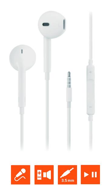 Наушники вставные GoPower GPHP05 белый GoPower 00-00022770 фото 1