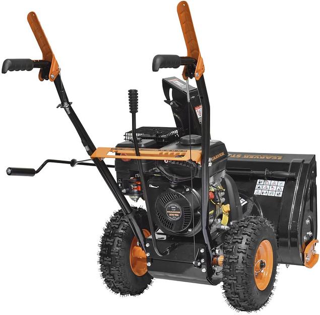 Снегоуборщик бензин. Carver STG 756 7л.с. фото 3
