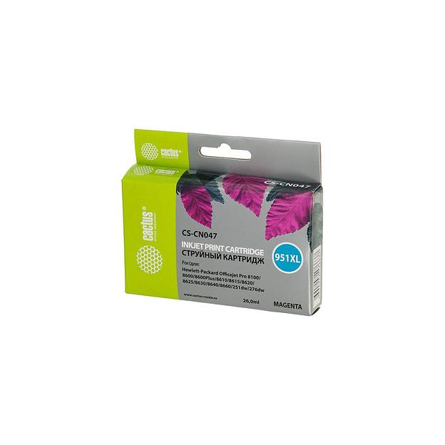 Картридж Cactus CS-CN047, №951XL, пурпурный / CS-CN047 фото 1