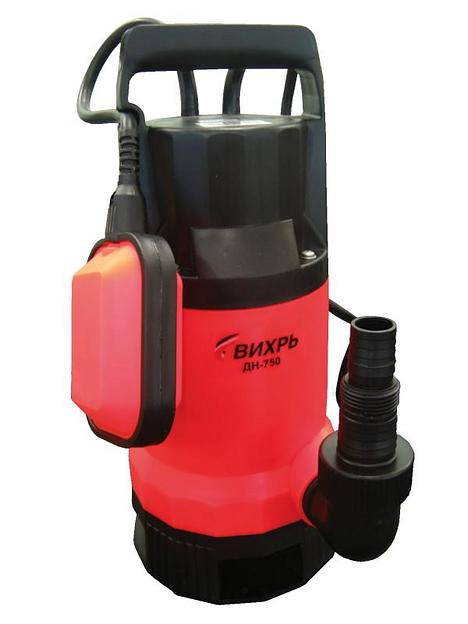 Садовый насос дренажный Вихрь ДН-750 750Вт 15300л/час фото 1