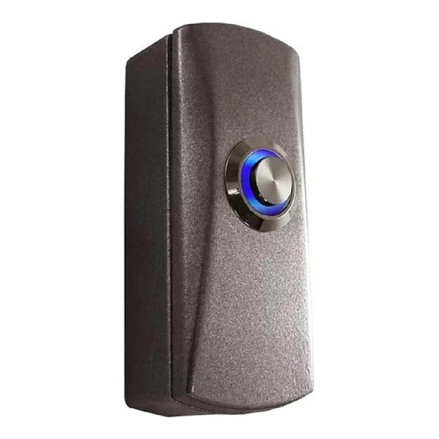 Tantos TS-CLICK light (серебряный антик) накладная кнопка выхода с подсветкой фото 1