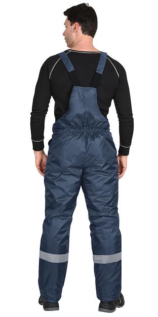 Костюм «Сириус-Север-4» зимний куртка и полукомбинезон, темно-синий ОПТ фото 4