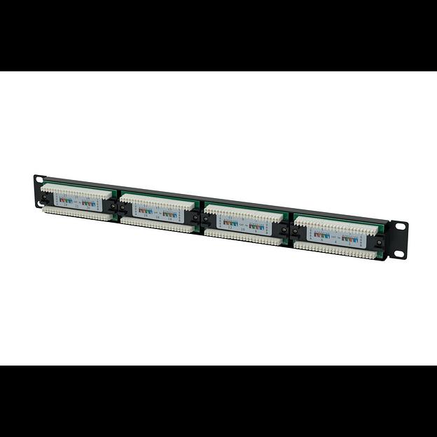 Коммутационная панель SNR, 19" неэкранированная, 1U, 24 порта, cat.5e, горизонтальная заделка фото 2