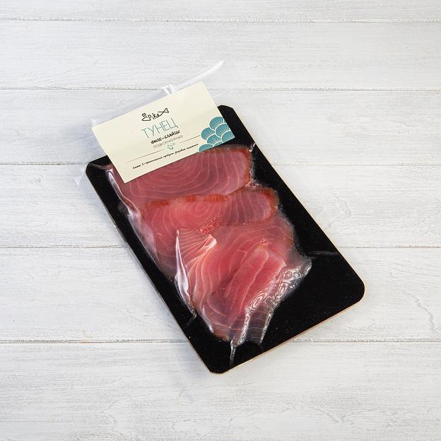 Нарезка-слайсы из тунца, подкопченные, 200 гр. фото 4