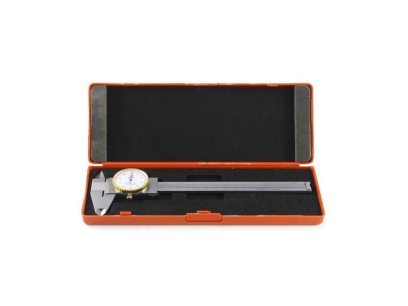 Штангенциркуль ШЦК-1-150 0,02 с круг. шкалой губ. 40мм SHAN с поверкой фото 5