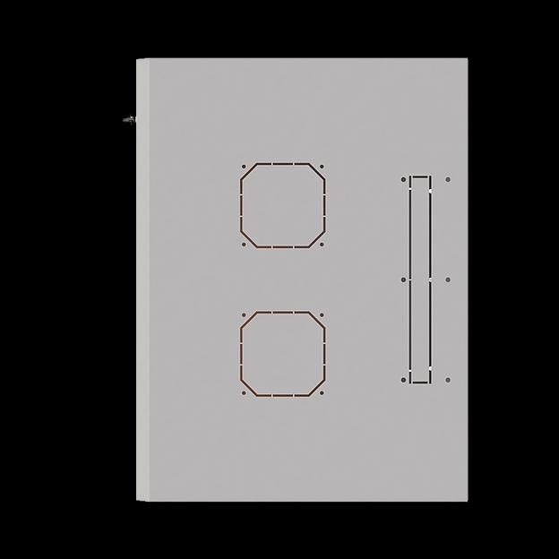 Шкаф настенный телекоммуникационный 600х350 мм, 6U, ТВЛ-6U-600-350-СР фото 5