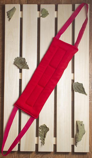 Мочалка тканевая «Жёсткая Люкс» 40х12 см ОПТ фото 3