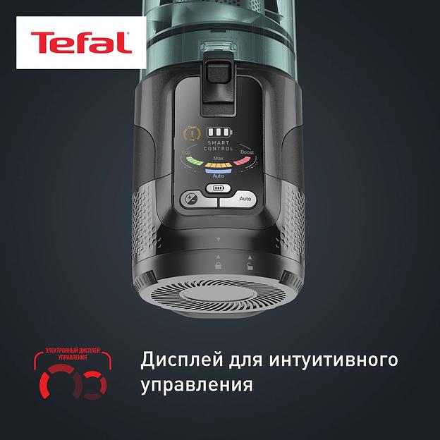 Пылесос Tefal X-Force Flex TY9L42WO 150Вт серый/зеленый фото 8