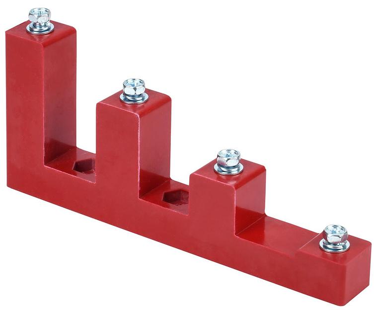 Изолятор ступенчатый ИСв4-30 (М8) силовой с болтом (YIS11-4-30-8-B) фото 1