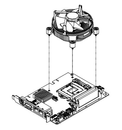 Вентилятор 1960053065N001, I-LGA1156 S-95Вт, 84 x 84 x 28-SS 12В/0.8A, 40C фото 1