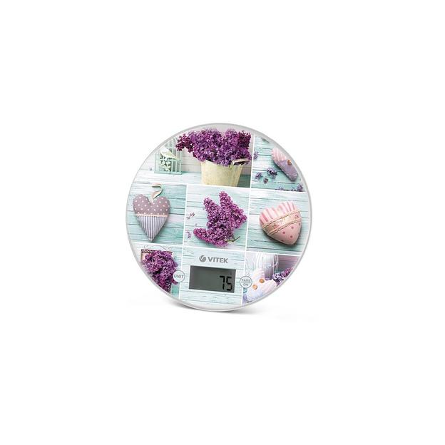 Весы кухонные Vitek VT-2426, сиреневый фото 1