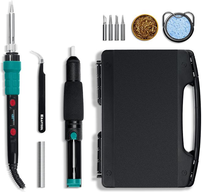 Паяльная станция Kraftool KS-15 электрический 135Вт макс.t=480 (55346) фото 1