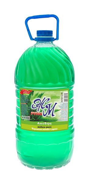 Жидкое мыло «Руно» с алое вера 5 л, опт фото 1