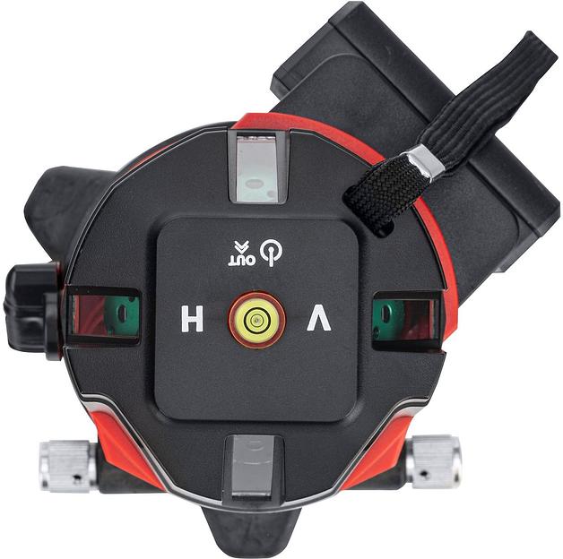 Лазерный уровень CRL-30G, 30 м, зеленый луч, акк. Li 2400 mah, резьба 5/8"// MTX фото 9