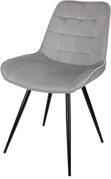 Стул для дома Бюрократ CH-K2 св.серый Holland 09 металл черный на ножках (CH-K2_1/HL09) фото 3