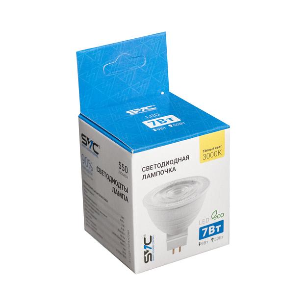 Эл. лампа светодиодная SVC LED JCDR-7W-GU5.3-3000K Тёплый JCDR-7W-GU5.3-3000K фото 3