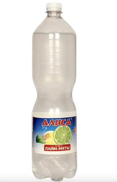 Лимонад лайм-мята «Алиса» 1,5 л, опт фото 1