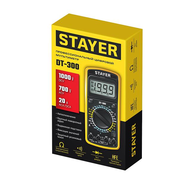 STAYER DT-300 Цифровой мультиметр (45321) фото 3