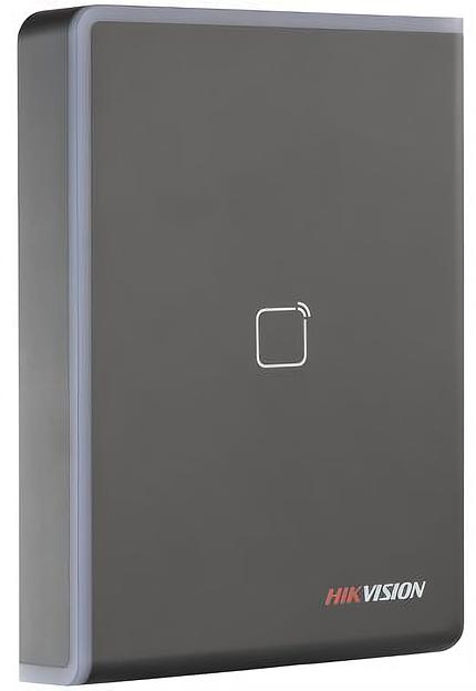 Считыватель Mifare картЧастота считывания 13.56МГц; дальность считывания: 30-80 мм; поддержка протоколов RS485 Wiegand (W26/W34) и OSDP; DC12В; 2Вт;-20 C...+70C; IP65; размер 1238821мм; пластик. Hikvision DS-K1108AM фото 1