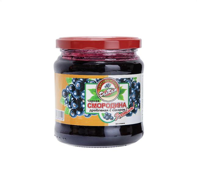 Черная смородина дробленая с сахаром, опт фото 1