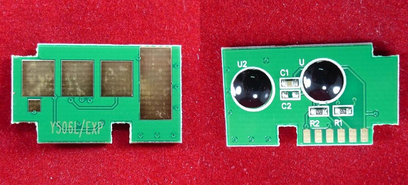 Чип Samsung CLP-680/680DW/680DN /CLX-6260FR/6260FD/6260FW/6260ND/6260NR (MLT-506L-Y) Yellow, 3.5K ELP Imaging® фото 1