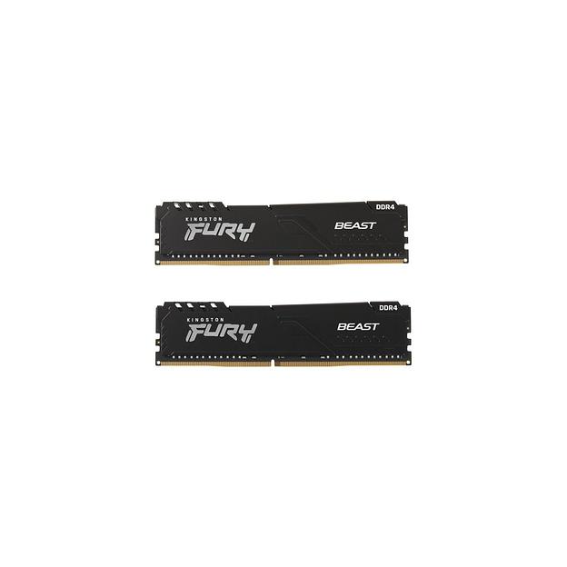 Оперативная память Kingston Fury Beast KF432C16BB1K2/32 DDR4 - 2x 16ГБ 3200МГц, DIMM, Ret фото 1