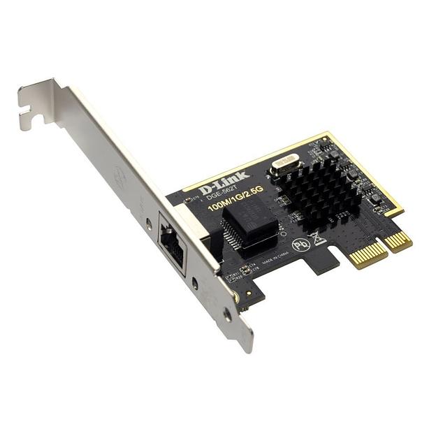 Сетевая карта D-Link DGE-562T/A2A, PCI-Express Network Adapter with 1 100/1000/2.5GBase-T RJ-45 port.802.1Q VLAN, 802.3x Flow Control, Jumbo frame 9,8K, 802.1p QoS, Wake-On-LAN, EEE 802.3az, Microsoft Windows 10 3 (DGE-562T/A2A) фото 1
