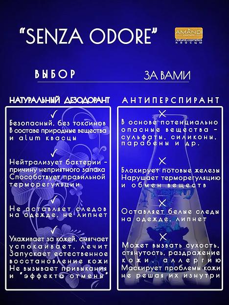 Минеральный дезодорант-спрей «AMANDI» Senza Odore (без аромата) 250 мл, опт фото 6