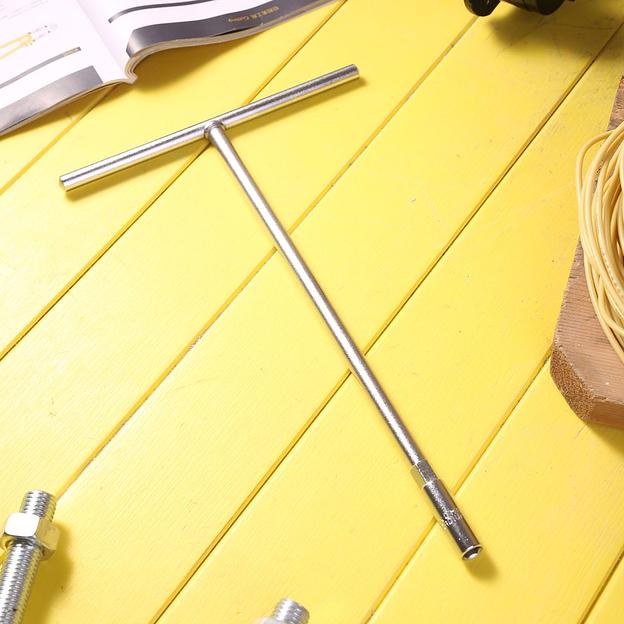 Ключи Deli Торцевой ключ с Т-образной ручкой Deli DL08 8мм (размер 285х183 мм) фото 5