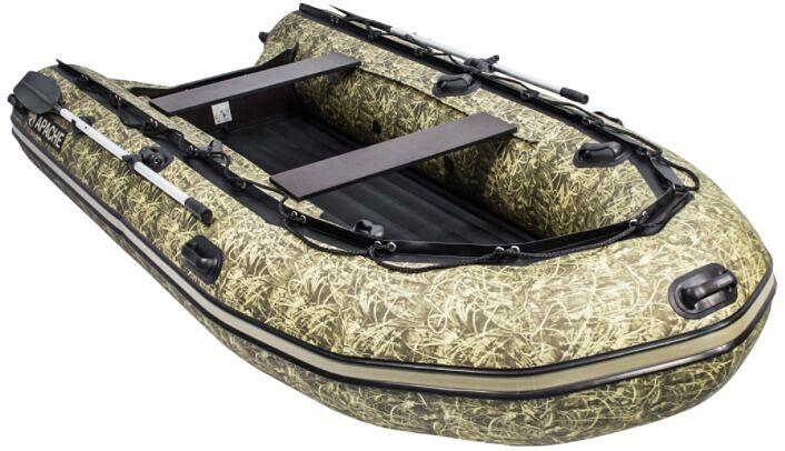 Лодка Апачи(Apache) 3500 НДНД, 3500*1700*480 мм., цвет: камуфляж камыш фото 2