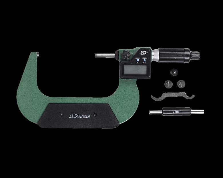 Микрометр гладкий МКЦ- 100 0,001 электр. 2-кн. IP65 влагозащ. МИК с поверкой фото 1