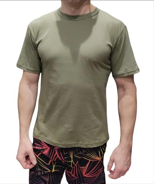 Футболка мужская, Хаки - без бренда, Опт фото 1