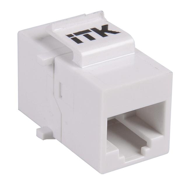 Проходной адаптер кат.5E UTP, RJ45-RJ45, тип Keystone Jack ITK CS7-1C5EU фото 1