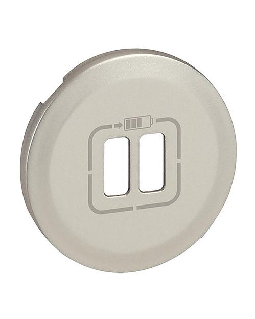 Лицевая панель для двойной USB розетки Legrand 068556 Celiane фото 1