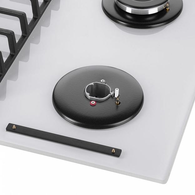 Газовая варочная поверхность Maunfeld EGHG.64.6CW/G белый фото 7