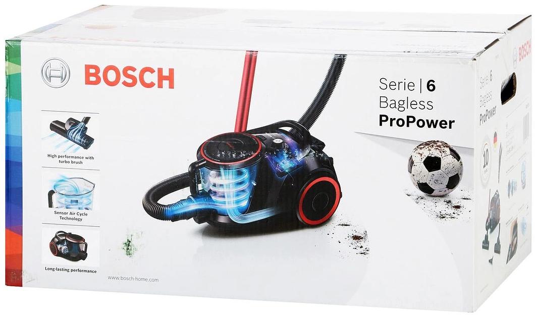 Пылесос Bosch BGS41POW1 700Вт черный фото 7